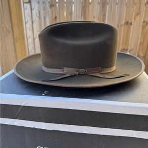 Stetson Royal Deluxe Sage Open Road Hat size 7 1/8